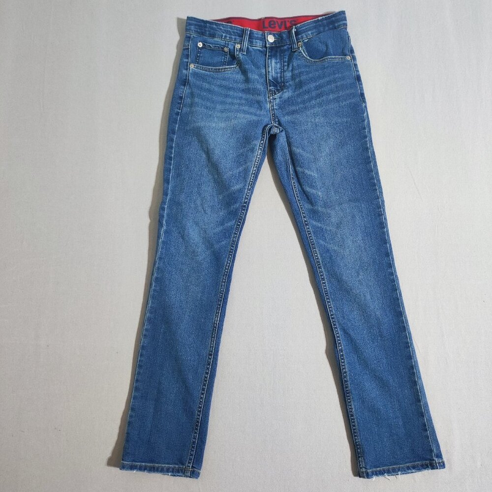 Levi's 511 jeans men's youth size 16 (W29XL30) denim blue colour slim fit jeans